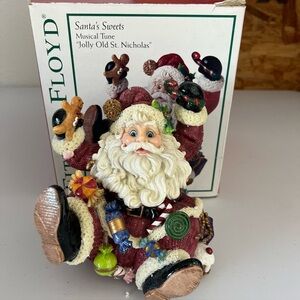 Fitz & Floyd musical Santa - Santa’s sweets